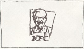 kfc thumb