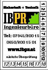 Prüfkleber