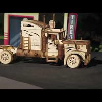 Ugears Heavy Boy Truck and Trailer VM-03 Models. Premier on Kickstarter