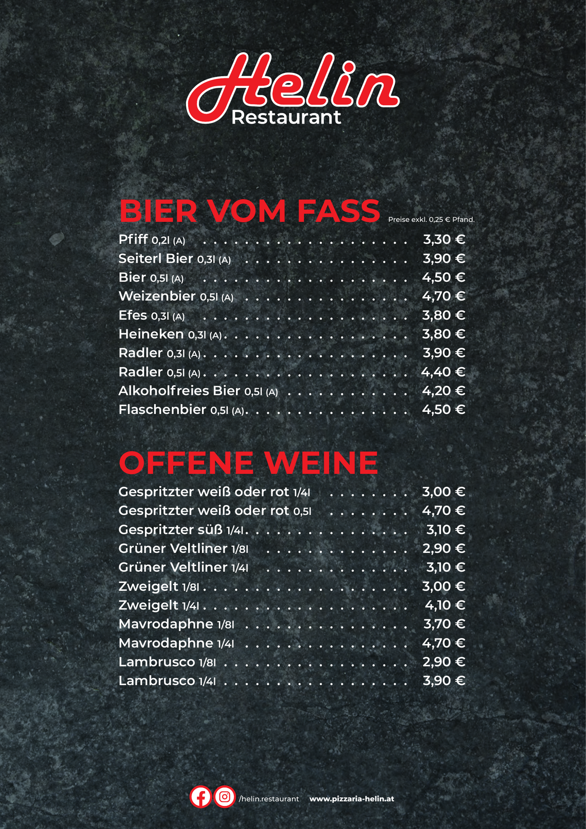 2025 01 08 Speisekarte A4 hoch mit Preise red