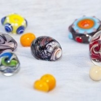 Glasperlen Mix