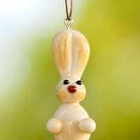 Glas Osterhase
