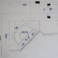 Tischleier Köck Eckschrank Skizze