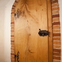 rustikale Tür