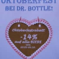 Das Oktoberfest in München bietet den Vorteil, 
dass Dr. Bottle in Graz 
ALLE BIERE mit -14% verkauft!
