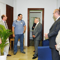 Besuch bei Landeshauptmann Dr. Pühringer