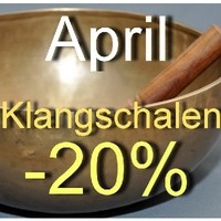 Noch bis Ende April: -20% auf alle Klangschalen
www.stonesandspirit.at