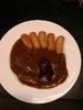 Heute am 12.12 gibts
1. Rindsbraten mit Kroketten
und
2. Schweinszunge in Rahmsauce mit Semmelknödel