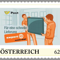 Briefmarke Lieferung