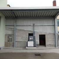 Tankstellen Überdachung