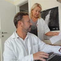 Regina Schmöller und Prim. Dr. Friedrich schmöller