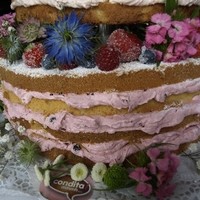 Naked Cake Kornblumen