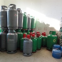 Gaslager - dopgas, BP Gas, CAMPINGGAZ - Propan und Butan