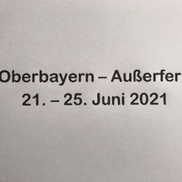Oberbayern Außerfern 21. 25.6.