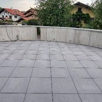 Umgestalltung Rundraum Vollbetonwand zur Terasse 2