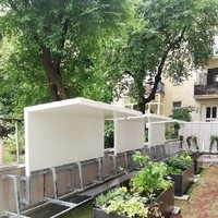 Hochbeet mit Sitzbank 2