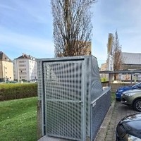Stiegenabgang verkleidet