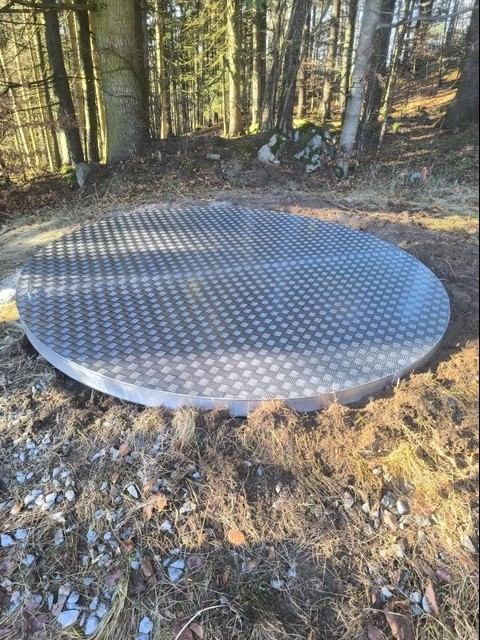 Aludeckel 2200 mm Durchmesser