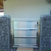 Gartentür Edelstahl