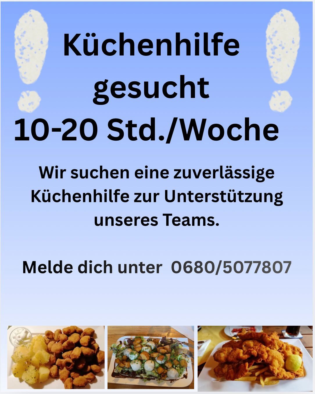 Küchenhilfe gesucht
