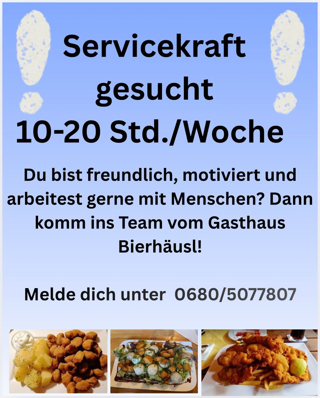Servicekraft gesucht