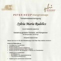 Peter Hess Akademie   Gestaltung gezielter Fantasie  und Klangreisen