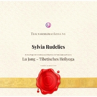 SYVITA Yogahealing   Sylvia Rudelics   YOGA & KLANG   LuJong   Zertifikat   Tibetisches Heilyoga