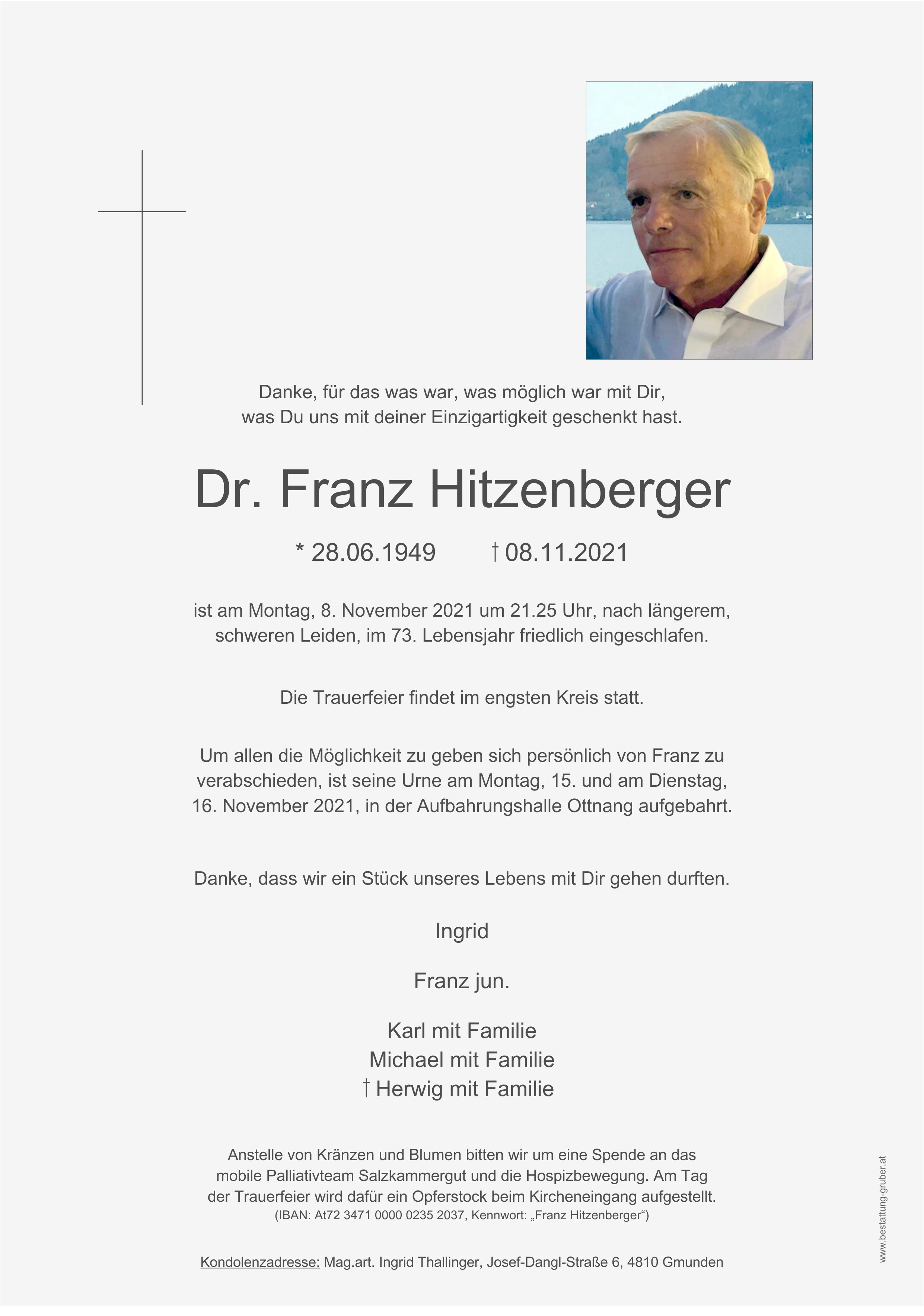 Im Gedenken (Bestattungsunternehmen Stefan Gruber)