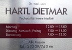 Dr. med. Dietmar Hartl - Facharzt für Innere Medizin 