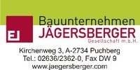 Bauunternehmen Jägersberger GmbH.