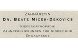 Dr. Beate Micek-Dekovics - Zahnärztin