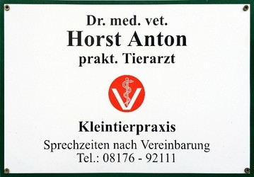 Dr. med. vet. Horst Anton Prakt. Tierarzt