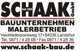Schaak GmbH Bauunternehmen Malerbetrieb 