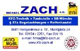 Michael Zach |  Kfz-Technik * Tankstelle * SB-Wäsche * §57a Begutachtungen * Reifenhandel