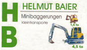 HB Helmut Baier Minibaggerungen Kleintransporte