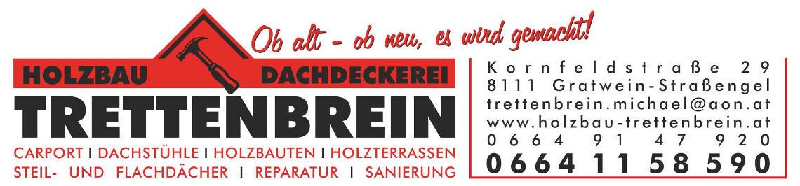 Holzbau Dachdeckerei Trettenbrein - Gratwein