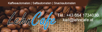 LehnCafe, Kaffeeautomaten, Saftautomaten, Snackautomaten in Traun und Linz.