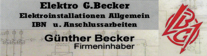 Elektro G. Becker - Elektroinstallationen | Steuer & Schaltschrankbau
