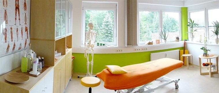 Innenansicht Massagezimmer