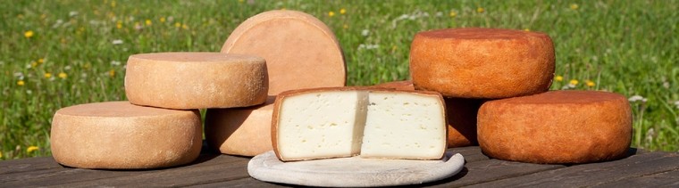 Geräucherter Schafschnittkäse