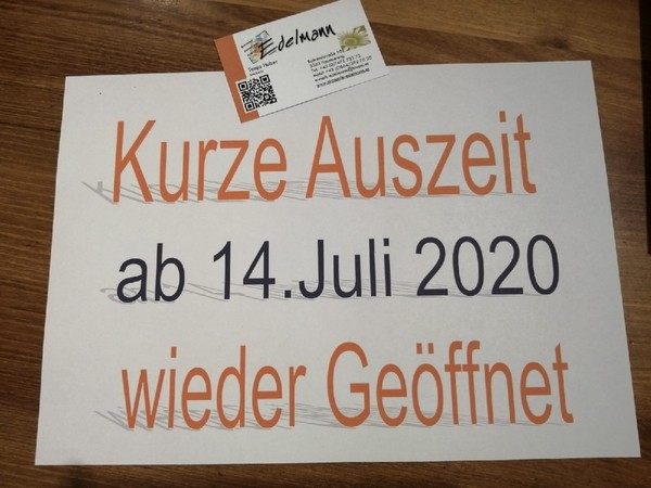 Kurze Auszeit