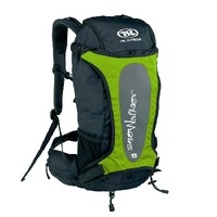 tsl outdoor   sac randonnee   backpack  snowalker 15 green quadrat