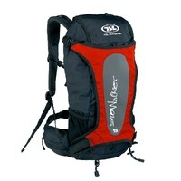 tsl outdoor   sac randonnee   backpack  snowalker 15 red quadrat
