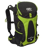 tsl outdoor   sac randonnee   backpack  snowalker 25 green quadrat