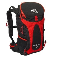 tsl outdoor   sac randonnee   backpack  snowalker 25 red quadrat