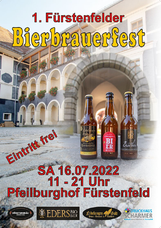 Einladung zum 1. Bierbrauerfest in Fürstenfeld