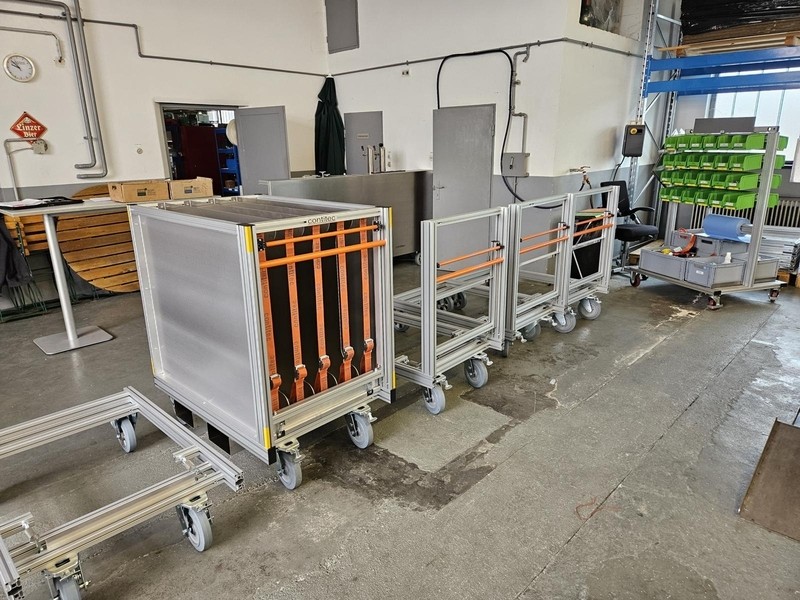 Baustart Rollcontainer