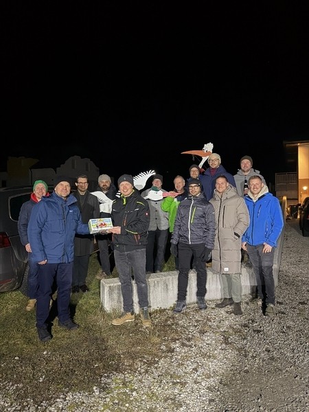 Storch aufstellen Bauer Daniel