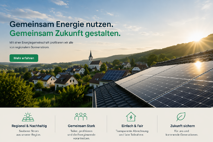 Informationsabend zum Thema "Bürgerenergiegemeinschaft" Holzhausen