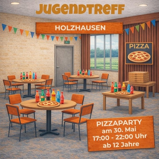 Erinnerung - Jugendtreff Holzhausen ab 12 Jahren